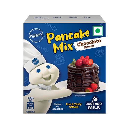 Pillsbury India Pancake Mix-Chocolate Flavour, front of pack