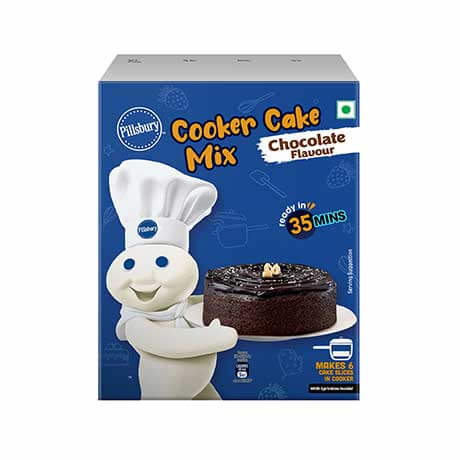 Pillsbury India Oven Cake Mix- Rich Choco Flavour, front of pack